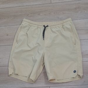 Free Fly Mustard Drawstring Swimmung Shorts Size Xl